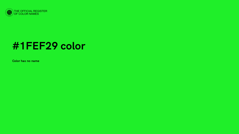 #1FEF29 color image