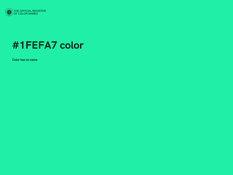 #1FEFA7 color image