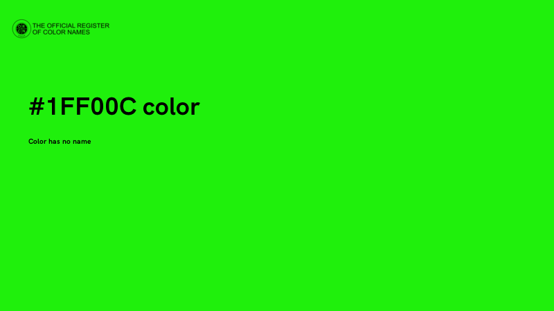 #1FF00C color image