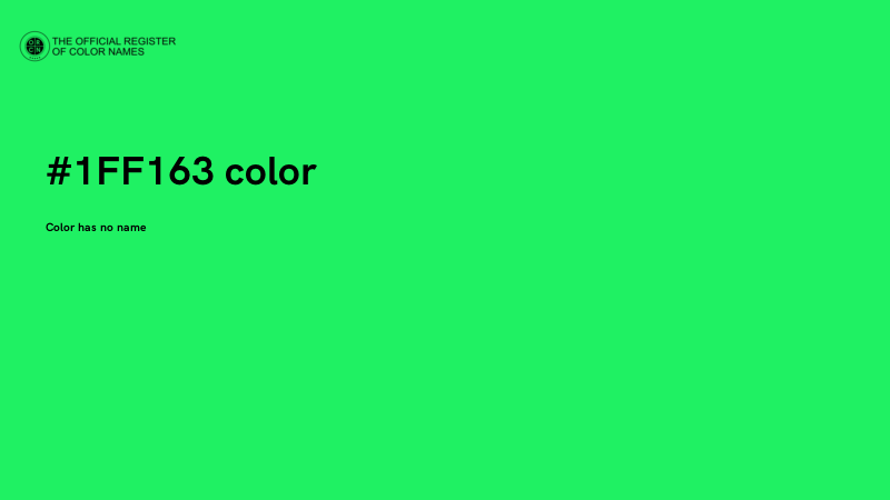 #1FF163 color image