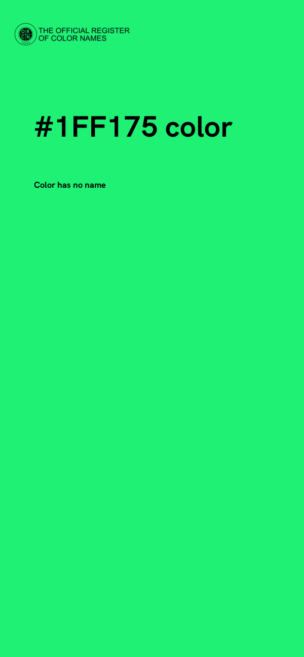 #1FF175 color image