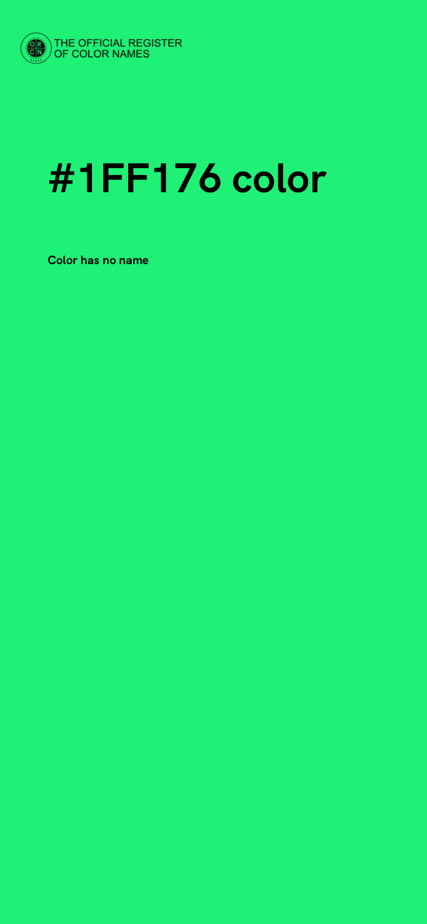 #1FF176 color image