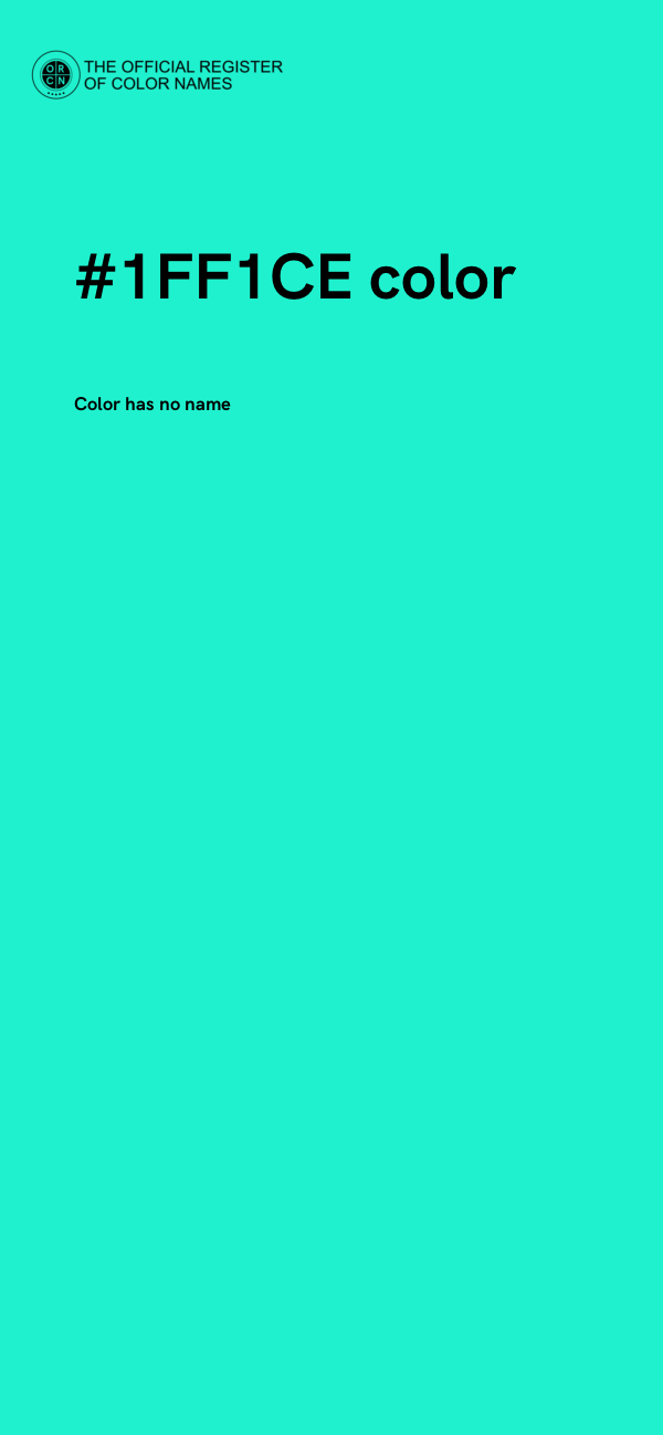 #1FF1CE color image