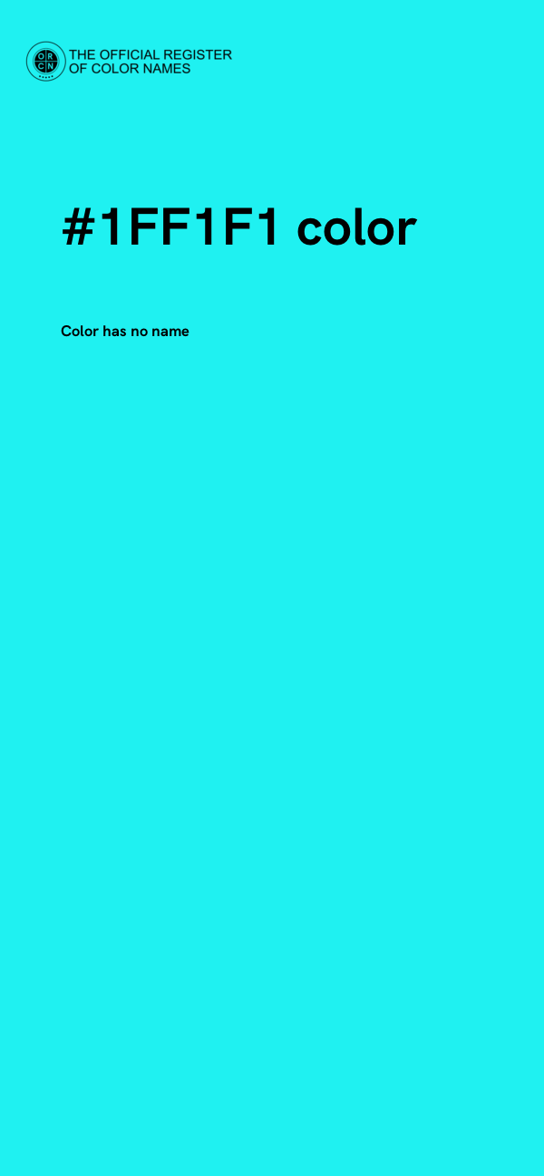 #1FF1F1 color image