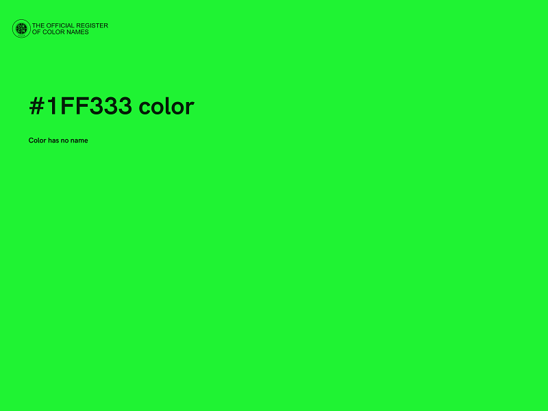 #1FF333 color image