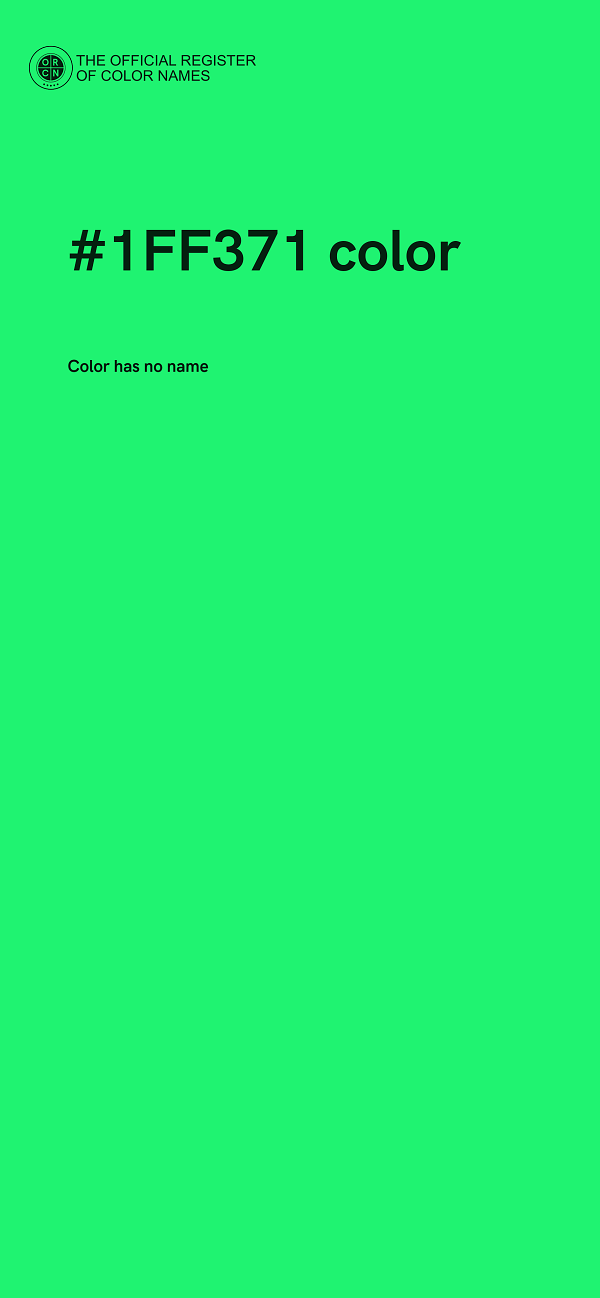 #1FF371 color image