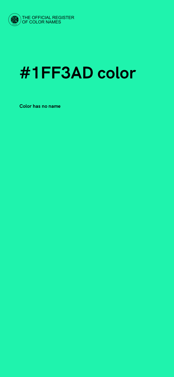 #1FF3AD color image
