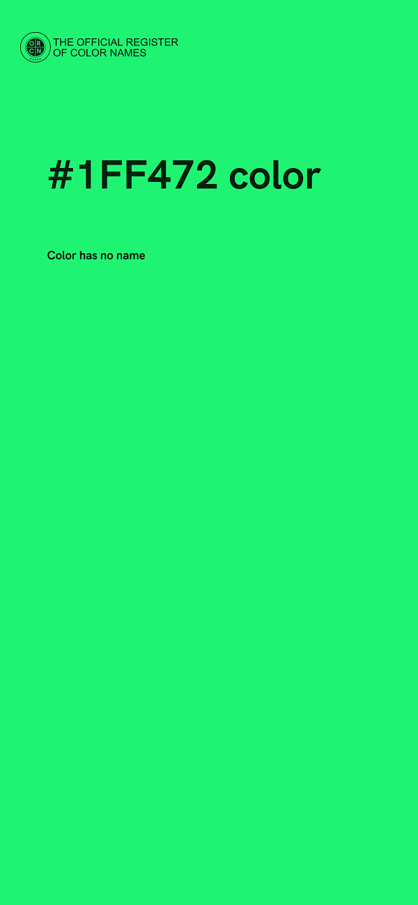 #1FF472 color image