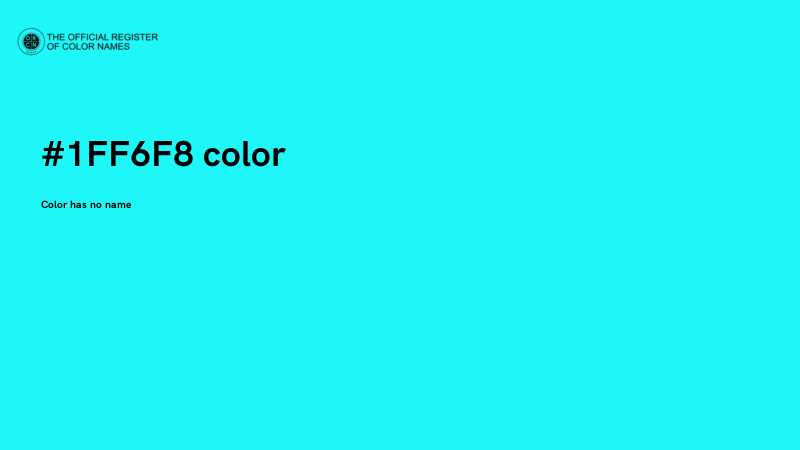 #1FF6F8 color image