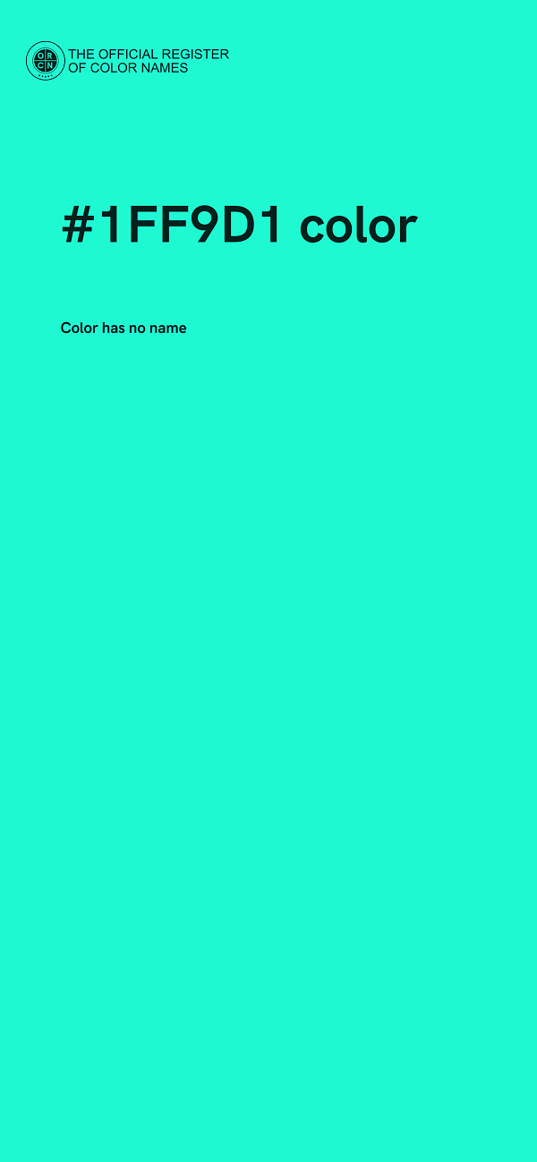 #1FF9D1 color image