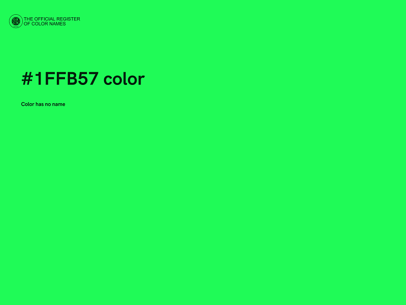 #1FFB57 color image