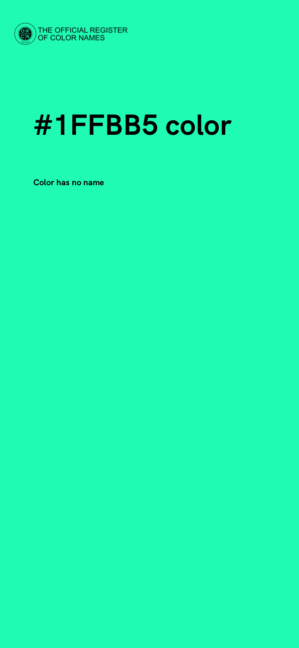 #1FFBB5 color image