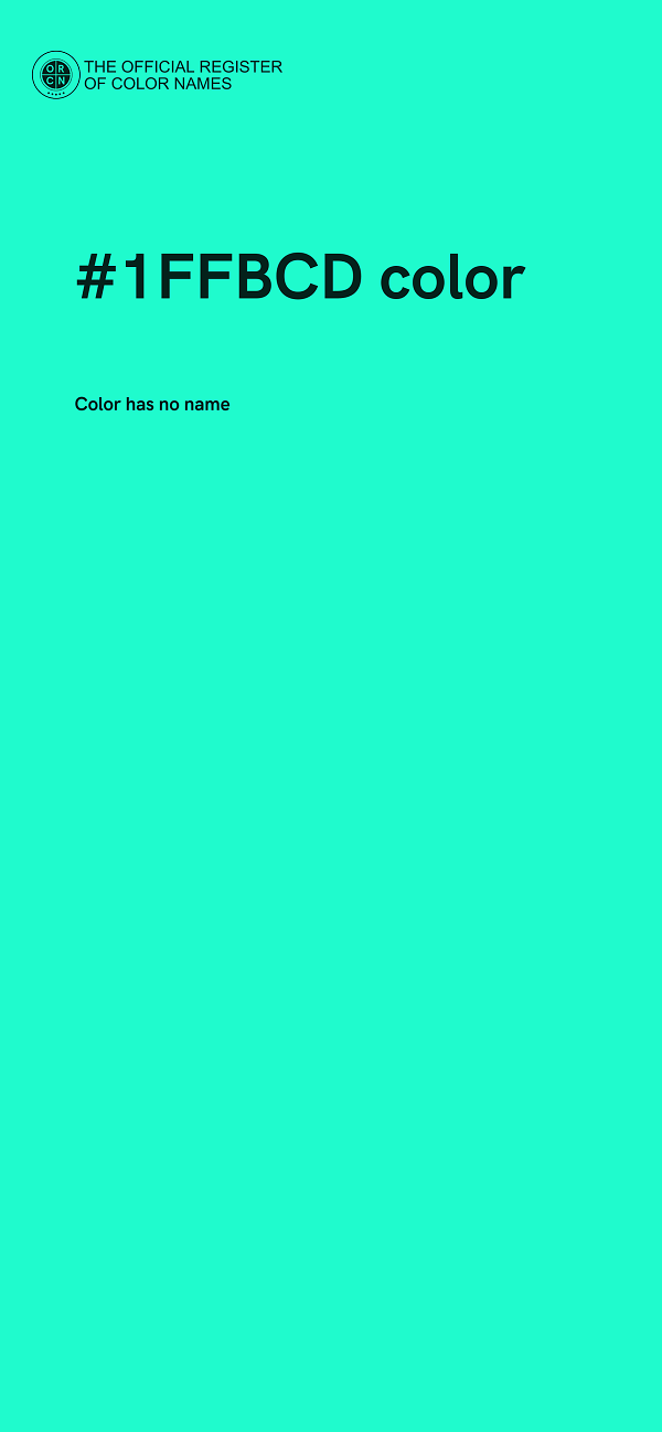 #1FFBCD color image