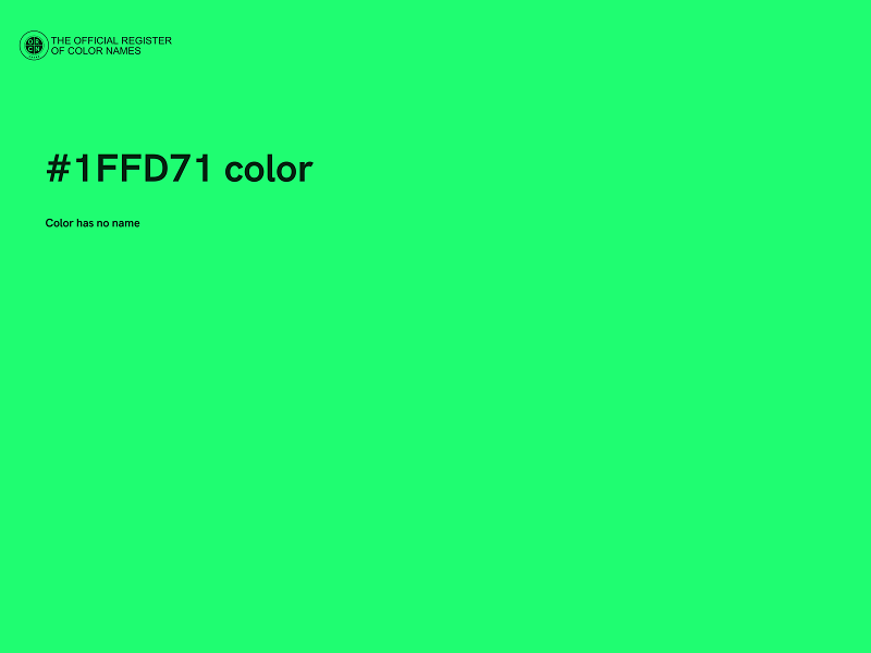 #1FFD71 color image