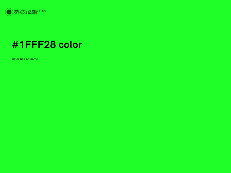 #1FFF28 color image