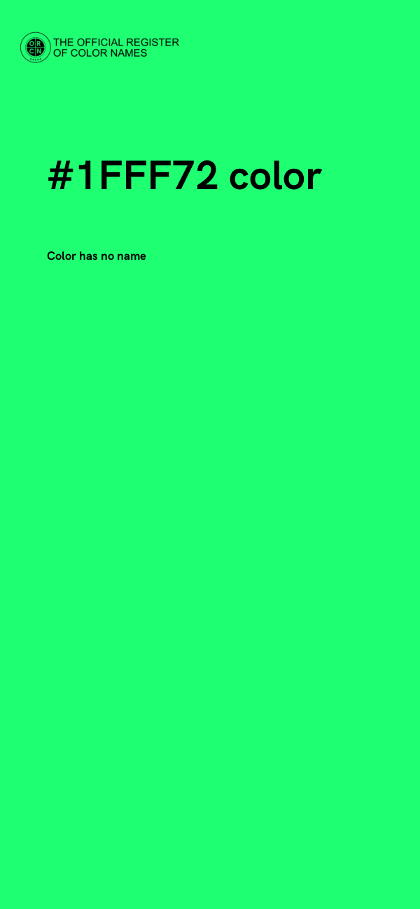 #1FFF72 color image