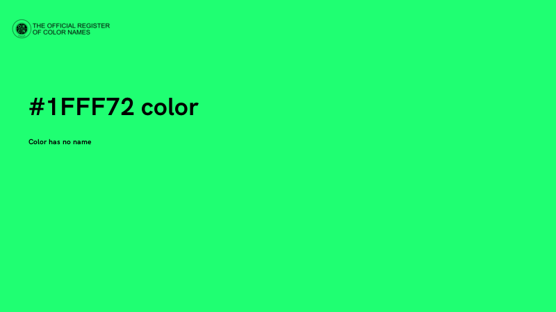 #1FFF72 color image