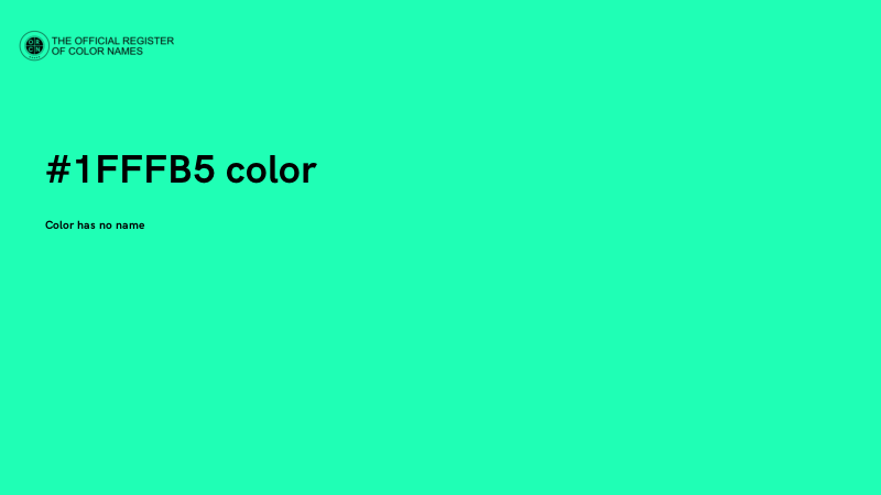 #1FFFB5 color image