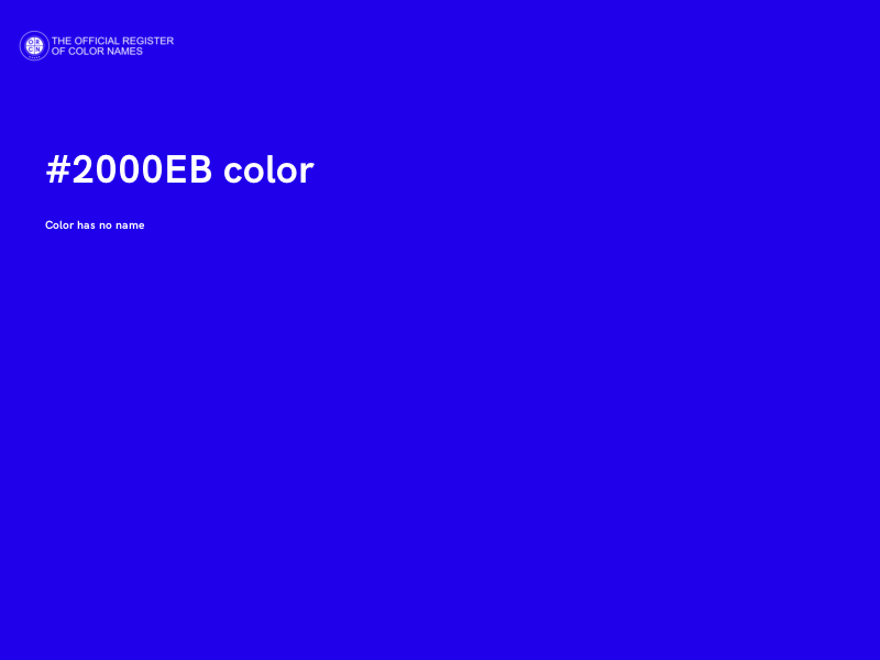 #2000EB color image