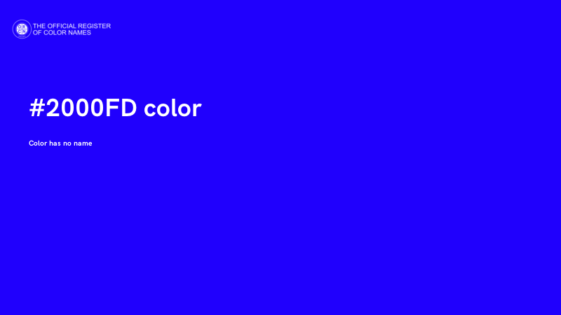 #2000FD color image