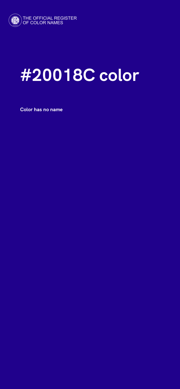 #20018C color image