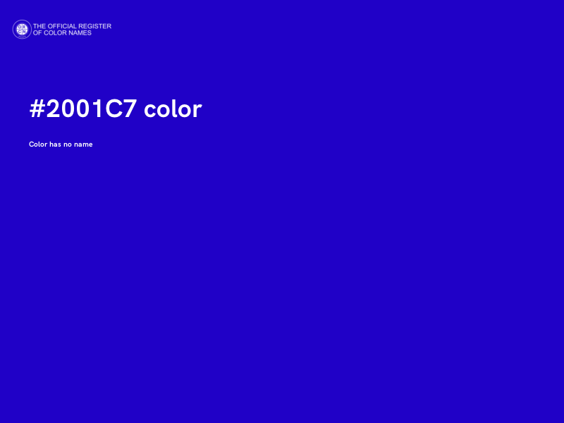 #2001C7 color image