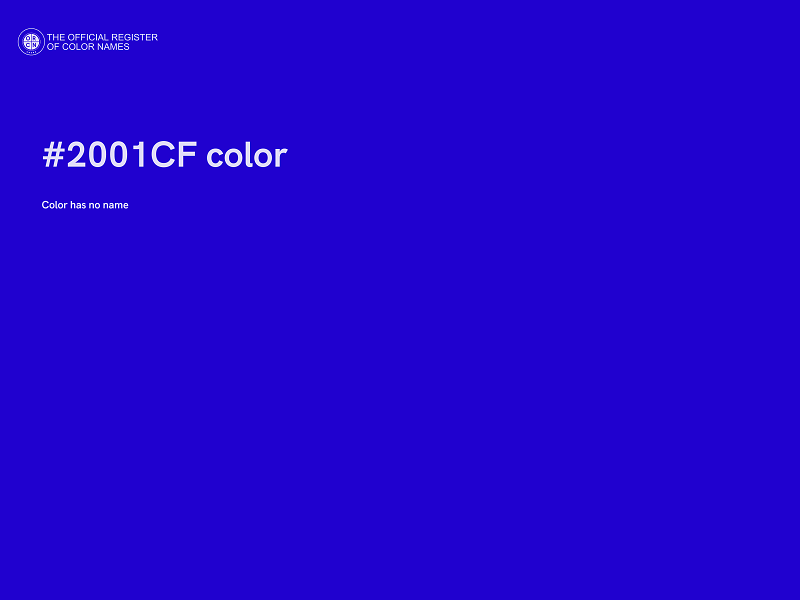 #2001CF color image