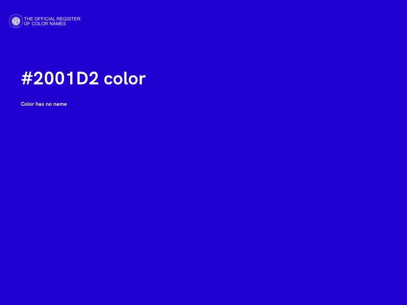 #2001D2 color image