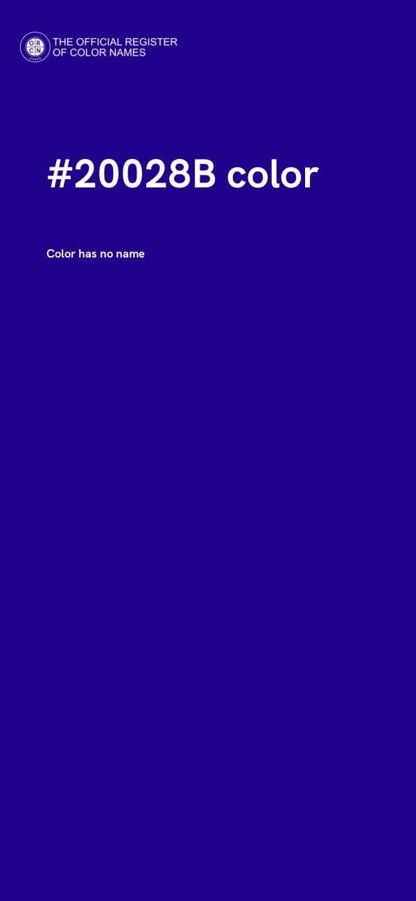 #20028B color image