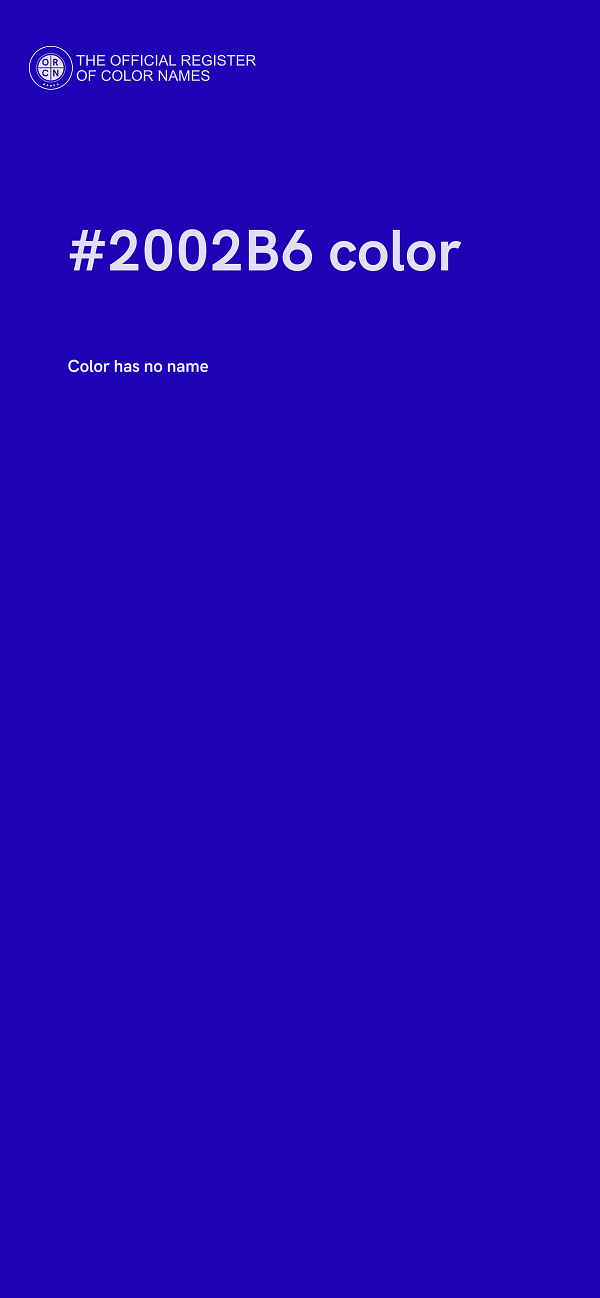 #2002B6 color image