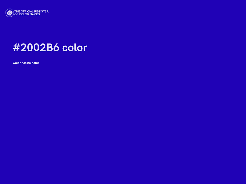 #2002B6 color image
