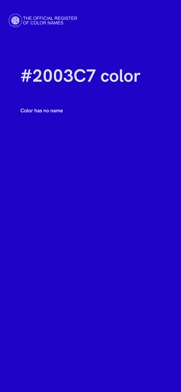 #2003C7 color image