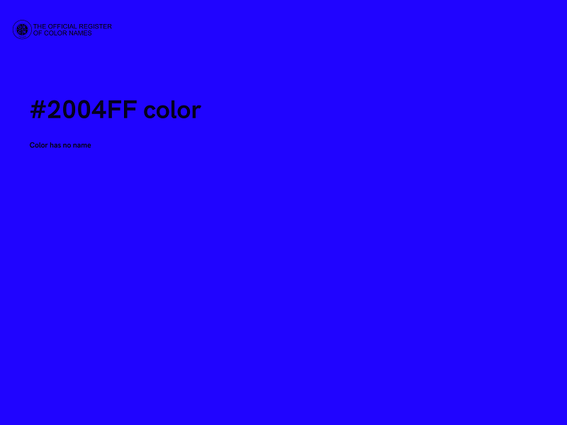 #2004FF color image