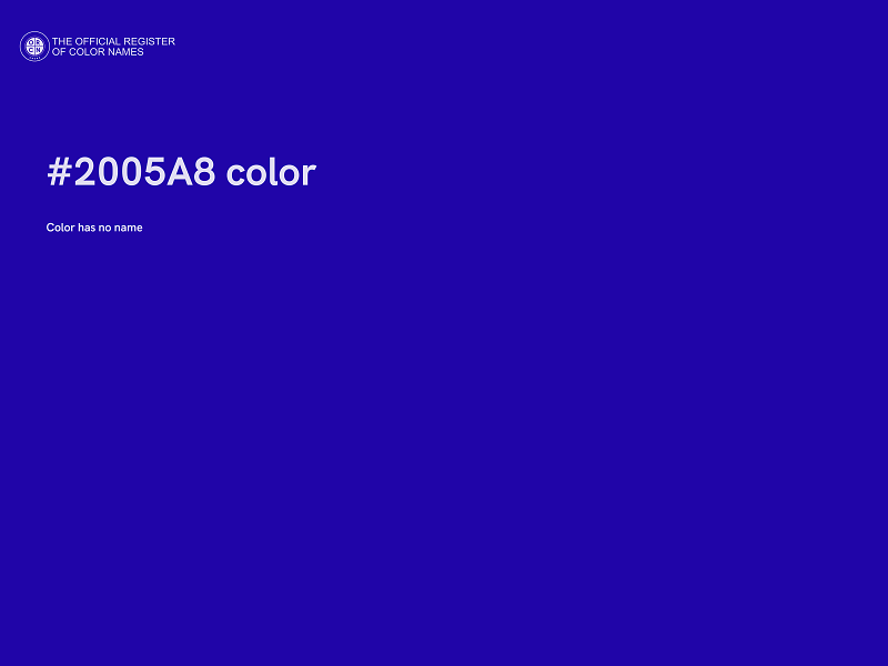 #2005A8 color image