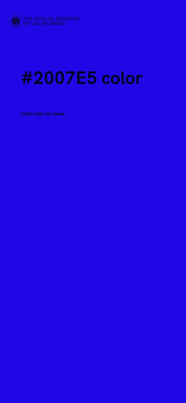 #2007E5 color image