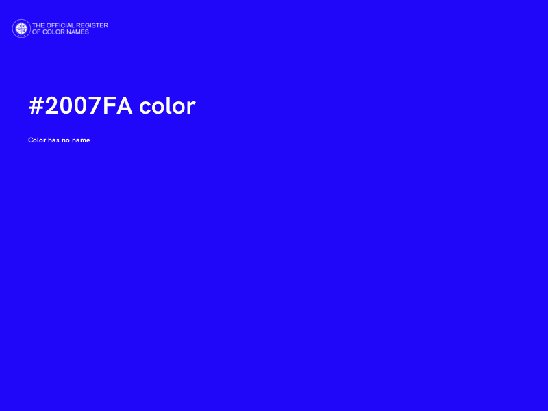 #2007FA color image