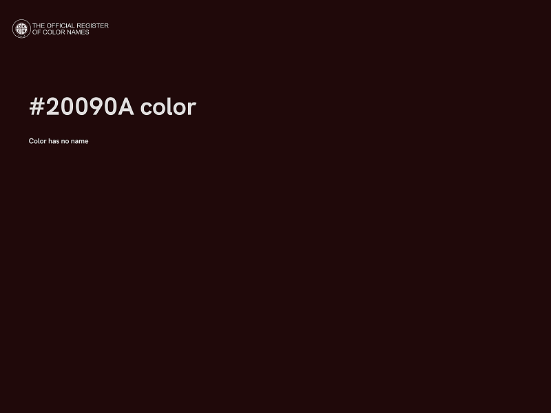 #20090A color image