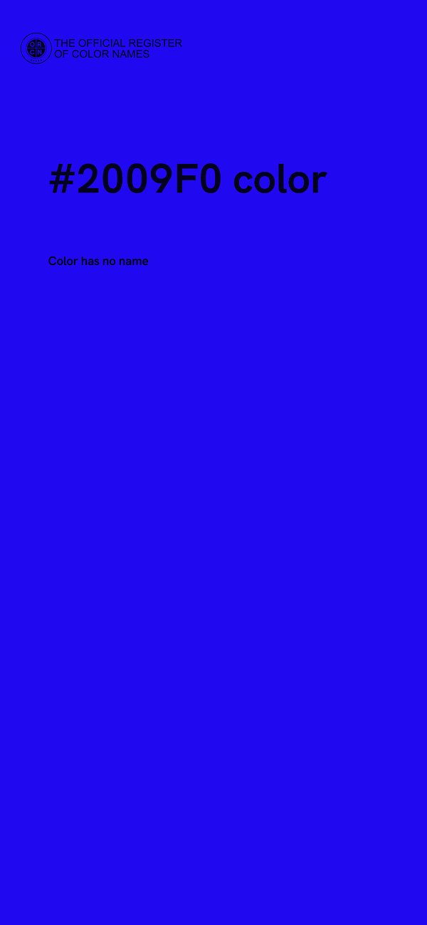 #2009F0 color image