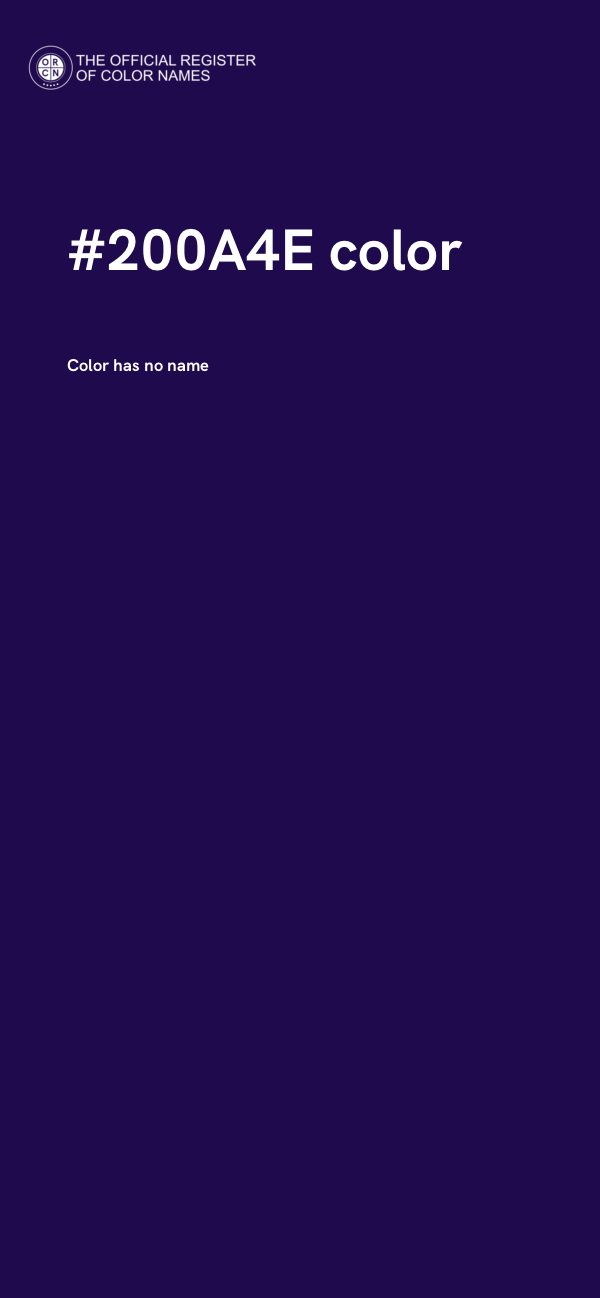 #200A4E color image