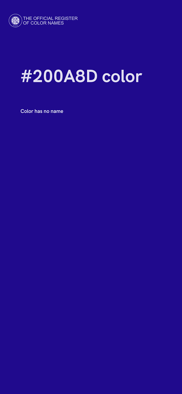 #200A8D color image
