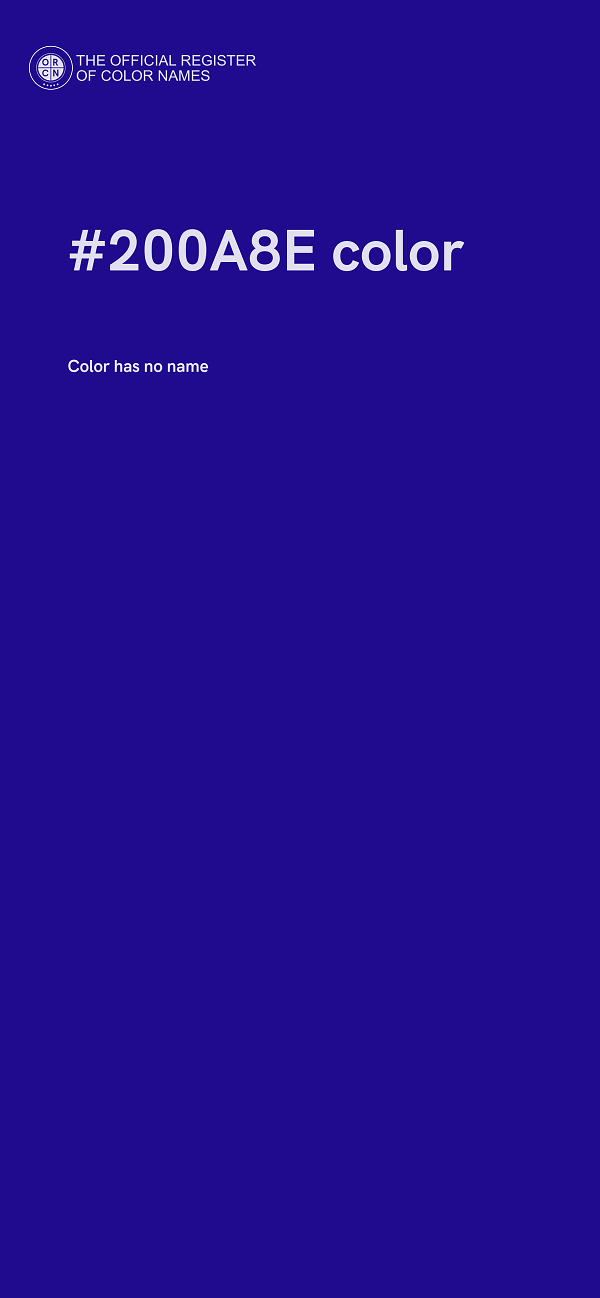 #200A8E color image