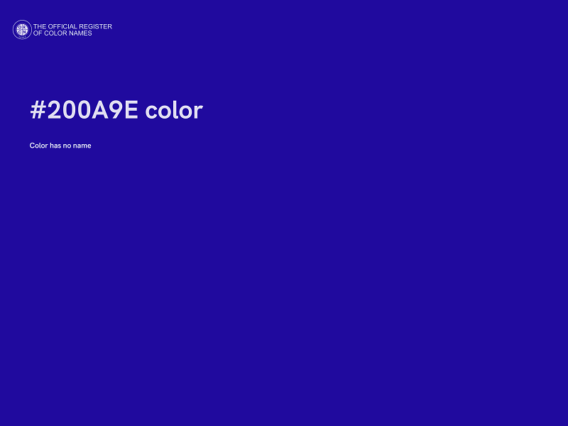 #200A9E color image