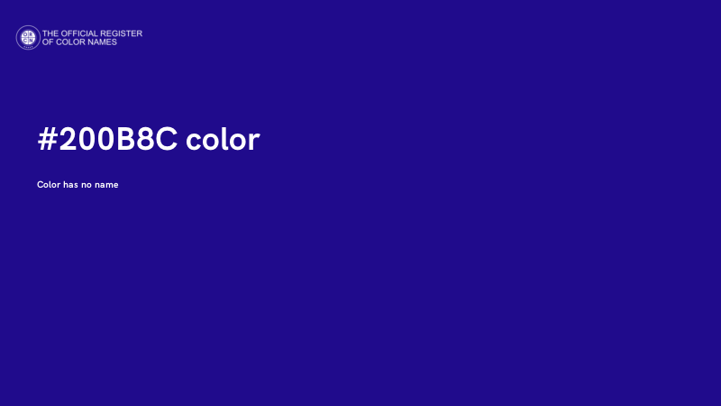 #200B8C color image