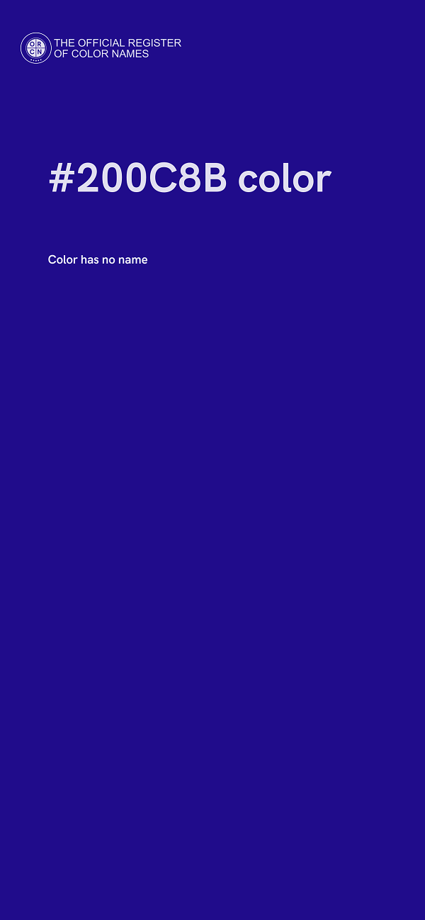 #200C8B color image