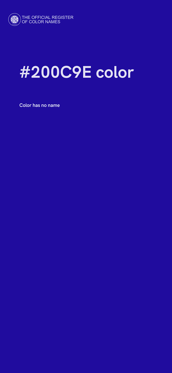 #200C9E color image