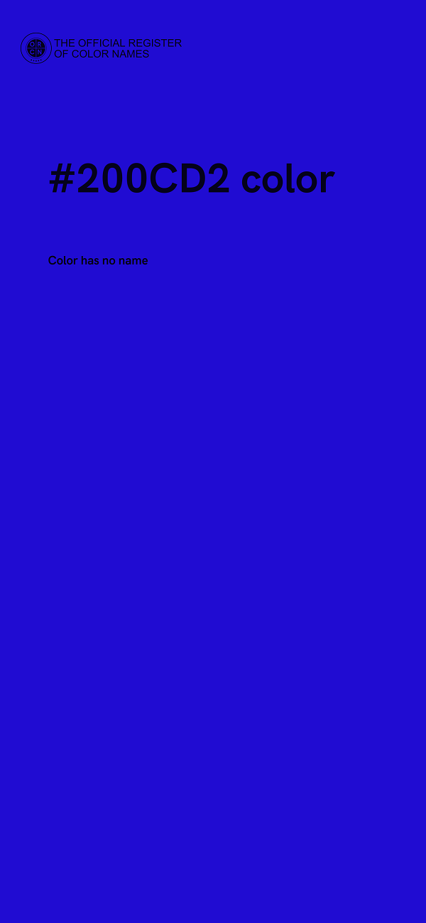 #200CD2 color image