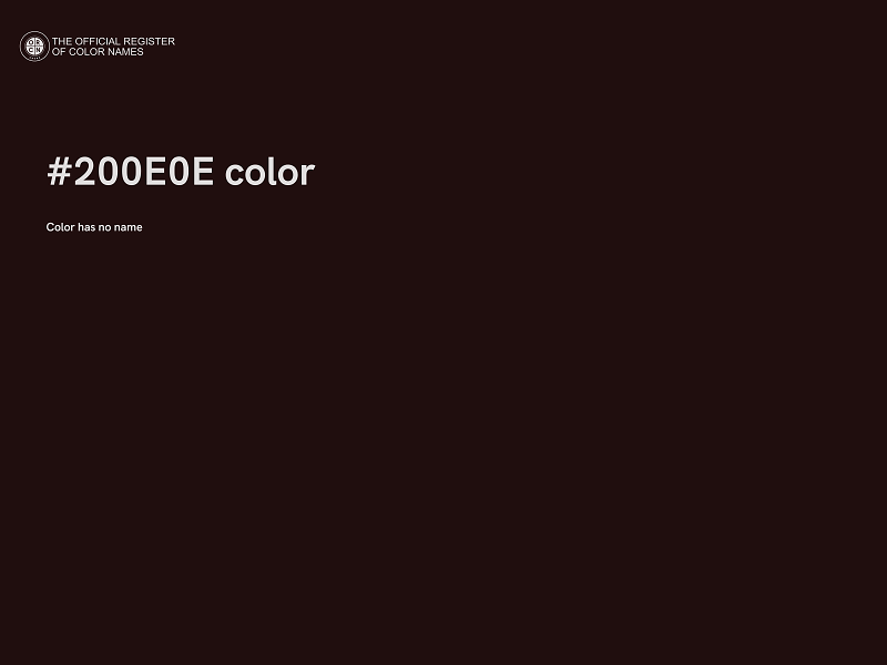 #200E0E color image