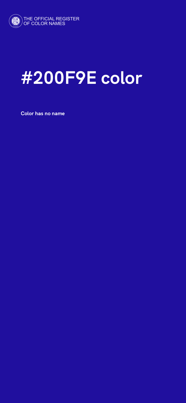 #200F9E color image