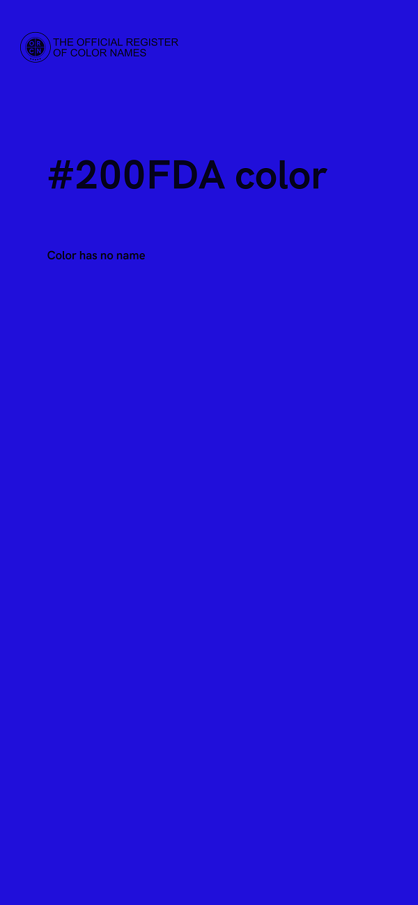 #200FDA color image
