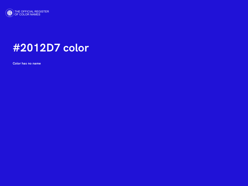 #2012D7 color image